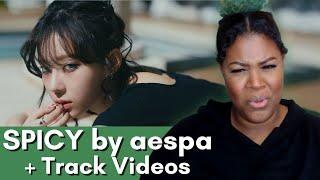 aespa 에스파 MEGA REACTION - 'Spicy', 'I'm Unhappy', 'Salty & Sweet', 'Thirsty' MVs