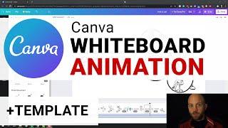 Canva Video Animation -Tutorial For Beginners [Whiteboard Explainer Template]