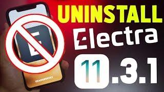 unJailbreak iOS 11.3.1 Remove & Uninstall Electra! - Delete Cydia (NO RESTORE)