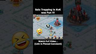 Solo Trap Action in KvK Lords Mobile - GameF1rst #lordsmobile #solotrap #kvk