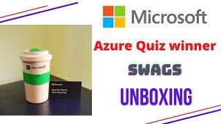 Azure Developer Community || Microsoft Coffee Mug || Azure Quiz Winner||  Free Swags