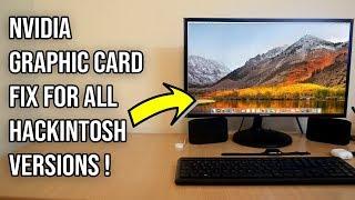 How to install NVIDIA Web Drivers on Hackintosh OS Easily ! Fix For all NVIDIA Graphics Card