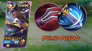 Pumo pusod kalaban - Bruno build and emblem | Mobile Legends Bang Bang