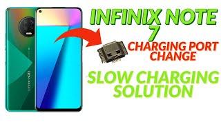 INFINIX NOTE 7 USB PORT CHANGE SLOW CHARGING SOLUTION 2020 INFINIX NOTE 7 CHARGING JACK CHANGE