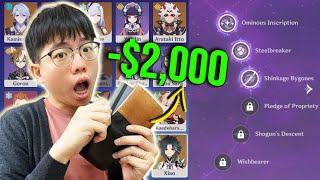 What $2,000 gets you in Genshin. | Genshin Impact