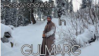 Heavy snowfall ️️in Gulmarg,Kashmir || 27 December 2024 || Teli Tanveer vlogs