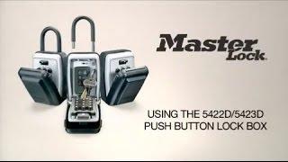 Master Lock 5422D & 5423D Push Button Key Safes