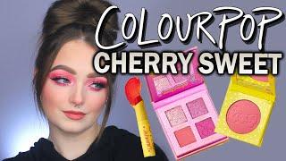 idk.. HELLO KITTY x COLOURPOP CHERRY SWEET PALETTE REVIEW AND TUTORIAL