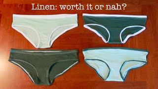 Making cotton & linen underwear: worth the cost or time? (I finally figured out how to sew knits!)