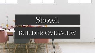 Showit Builder Overview