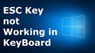 How to Fix ESC key not working on the Keyboard | Keyboard Fix | Latest Fix 2021