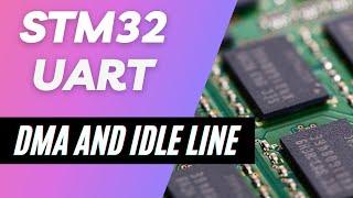 STM32 UART DMA and IDLE LINE || Receive unknown length DATA