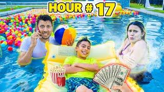 LAST PERSON to LEAVE POOL Wins $1000! | The Royalty Family