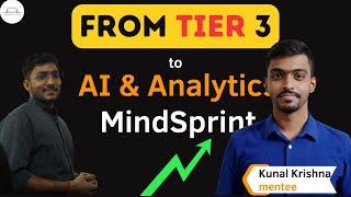 Success Story: Tier 3 to Placement in ML DS || Datahat mentorship review from Kunal Krishna