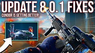 Battlefield 2042 UPDATE 8.0.1 FIXES - Condor Buff and MORE! | BATTLEFIELD