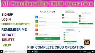 CRUD Operation in PHP MySQLi In Hindi/Select Insert Update in PHP MySQLi in Hindi