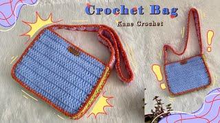 CROCHET BAG  How to Crochet Shoulder Bag  Colorful bags