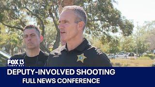 Pasco Sheriff's Office news conference on deputy involved shooting