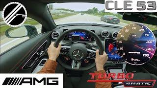 Mercedes-AMG CLE 53 Coupe | 449 PS | Top Speed Drive German Autobahn No Speed Limit POV