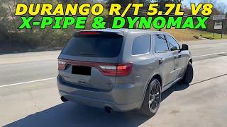 2022 Dodge Durango R/T 5.7L HEMI V8 Exhaust Sound w/ X-Pipe & Dynomax Race Bullets!