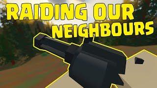 RAIDING OUR NEIGHBOURS! (Hind Owner) Ep.4  - Unturned Duo Survival (Lets Play Multiplayer)