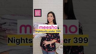 Meesho Night suit Haul #meesho #meeshohaul #fashion #shorts #youtubeshorts #ashortaday