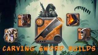 CARVING SWORD BUILDS AND SOME TIPS l ALBION ONLINE SOLO MIST PVP