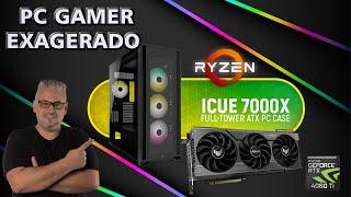 Montar PC GAMER EXAGERADO 7000x !!! Ryzen 5700x + RTX 4060 Ti + B550m + 2x16GB DDR4 + 2 SSD NVME 1TB
