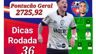 CARTOLA RODADA 36 - CARTOLA FC - CARTOLA 2024 - DICAS RODADA 36 - DICAS #36 RODADA