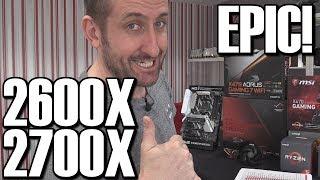 AMD Ryzen 2600X 2700X Gen 2 Review and Overclocking