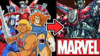 MARVEL ARTIST Draws 80s CARTOONS in a MARVEL STYLE!