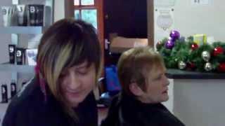 Female Haircut In Barber Shop