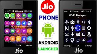 Jio Phone Android launcher new shortcuts new features #shorts