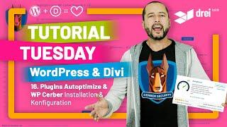 WordPress & Divi Tutorial 2022 Deutsch, 16: Autoptimize & WP Cerber Installation & Konfiguration