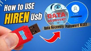 How to Use HIREN Bootable USB (Data Recovery & Password Reset) 2024