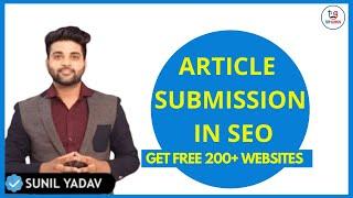 How To Do Article Submission | Off page SEO techniques | get website traffic