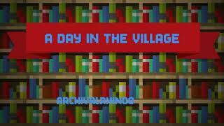 Minecraft stopmotion a day in the village trading