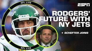 Will regular season finale be Aaron Rodgers' LAST GAME as a Jet?  + No. 1 pick odds  | NFL Live