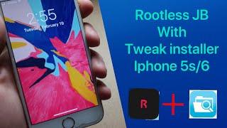 Rootless JB with Tweak installer | Iphone 6/5s on ios 12 no PC/mac