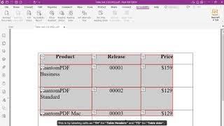 PDF Accessibility | PDF with tables | How to make tables more accessible in PDF documents | Foxit