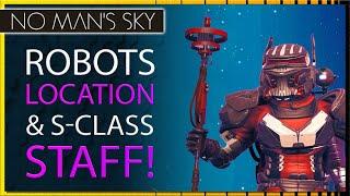How to Find the Autophage Robot Race & Get an S-Class Staff! in No Man's Sky Echoes Update