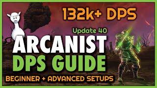 Arcanist DPS Guide | Top Damage Dealer Builds for PvE Solo/Group Content | ESO Update 40