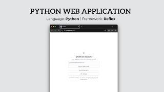 Python Web App UI - Reflex Tutorial