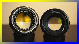 60s VS 80s - How different are these Nikkor 50mm f1.4 lenses? - vintage lens comparison