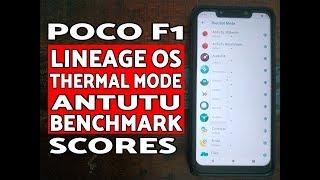 Poco F1 Lineage OS Thermal Mode Benchmark Scores (AnTuTu Benchmark)