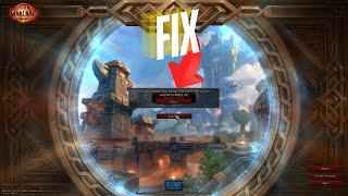 How To Fix World of Warcraft Error WOW51900319