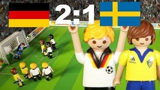 DEUTSCHLAND - SCHWEDEN 2:1 FIFA FUSSBALL WM 2018 HIGHLIGHTS Playmobil Stop Motion deutsch