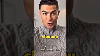 vì sao Ronaldo nói "siuuuu"