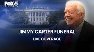 LIVE: President Jimmy Carter's final journey to Georgia