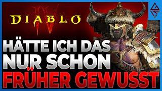 Diablo 4 TIPPS & TRICKS | Das hätte ich gerne FRÜHER gewusst | Anfänger Guide